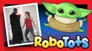 'Kids Fitness - Star Wars Baby Yoda  - Brain Break Toddler Learning'