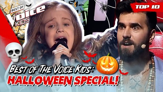 'FREAKY & SPOOKY songs in The Voice Kids! 