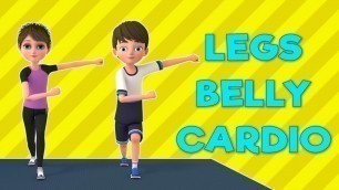 'kids Exercise: Leg And Belly Exercise for Kids | Kids Workout Video | Fitness | NuNu Tv'