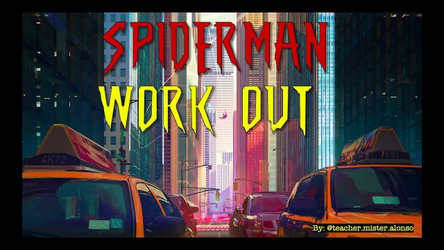 'Spiderman Work Out / Kids workout video /PE At Home | Open Physed / PE Distance Learning At Home'