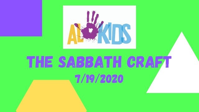 AL Kids Craft - The Sabbath Craft: Scratch off Ten Commandments (All Ages)