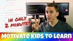 'Will this 2 minute video motivate kids to learn coding?'