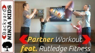 'Kids Partner Workout video feat Rutledge Fitness'