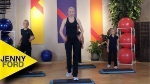'KIDS Step WORKOUT 1 of 2 FITNESS EXERCISE - JENNY FORD'