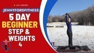 '5-Day Jumpstart Step & Weights Workout Program | Day 4 of 5 | Biceps & Triceps'