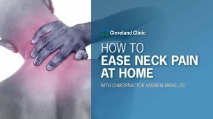 'How to Ease Neck Pain at Home'