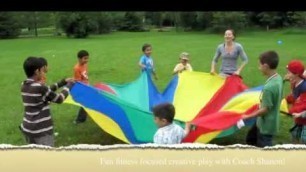 'Kid fitness, focused, creative play, with Coach Shanon McMillan'