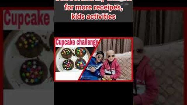 'Cupcake decoration/motivate kids for healthy eating'