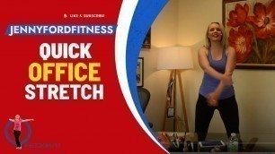'Quick Office Standing Stretches | 5 Min. | Refreshing Upper/Lower Body Workout at Work'