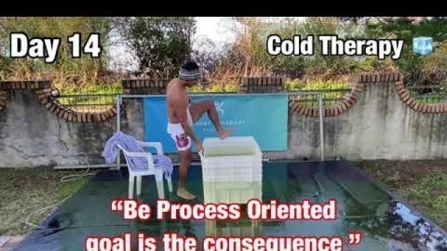 'Cold Therapy | Day 14 | Be Process Oriented | #health #fitness #motivation #meditation #sadguru'