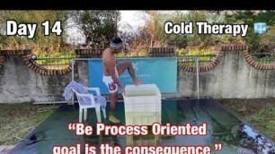 'Cold Therapy | Day 14 | Be Process Oriented | #health #fitness #motivation #meditation #sadguru'
