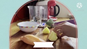 'Potato, Sweet Potato & Broccoli Puree||Using Tommee Tippee 2 in 1||Homemade Baby Food Vlog#2'