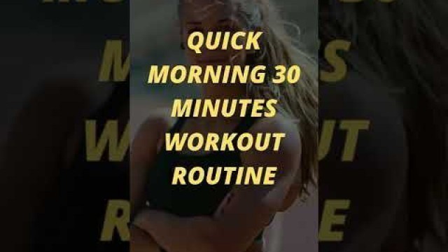 '[Result Oriented] Quick Morning Exercise To Stay Healthy & Fit'