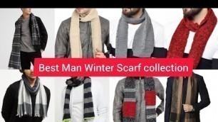 'How to Use Men Winter Scarf | How to Knit Men Scarf | Top 10 Men Scarf Knots @Fashion Crowd'