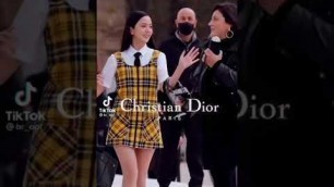 'Blackpink at Paris fashion week as brand ambassadors #shorts  #jennie #jisoo #rose #lisa'