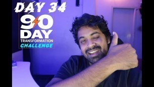 'Day # 34 I Why to shock your body? | 90 Day Fitness Challenge | Tamil | Fat to Fit | Sunil'