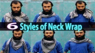 'How To Tie A Shemagh Scarf Around Neck | Neck Scarf Styles Men'