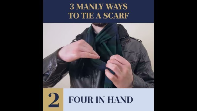 '3 Manly Ways to Tie a Scarf #Shorts'
