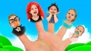 'Daddy Finger Nursery Rhymes | Milusik Lanusik plays with kids songs'