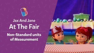 'Learn About Measurement With Jax And Jane I Non-Standard Units Of Measurement I DBEL - K3 - Math'