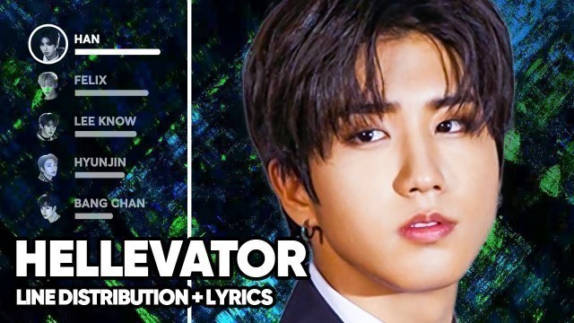 'Stray Kids - Hellevator (Line Distribution + Lyrics Color Coded) PATREON REQUESTED'