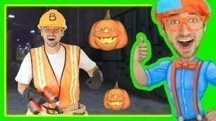 'Halloween Songs for Kids with Blippi | Trick or Treat Nursery Rhyme'