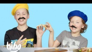 'Kids Try Super Stinky Cheese | Kids Try | HiHo Kids'