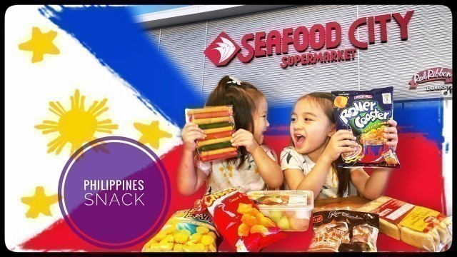 'Trying Filipino Snacks / Kids Try / Food from Philippines'