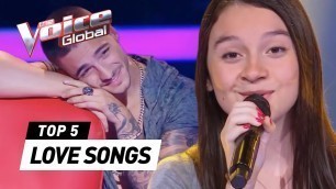 'BEST LOVE SONGS in The Blind Auditions of The Voice Kids | VALENTINE\'S DAY special'