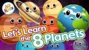 'Let\'s Learn the 8 Planets! | Kids Learning Song'