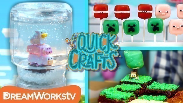 'Minecraft DIYs You Can Build | QUICK CRAFTS'