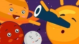 'The Planet Song | Nursery Rhyme With Lyrics | Solar System Song For Children'