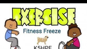 'Fitness Freeze #2 Kids Exercise, Daily Physical Activity, PE, Classroom Brain Break, Movement, FUN!!'