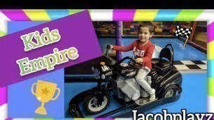 'Jacobplayz IN A RACE!!! At the Kids Empire in Anaheim California!'