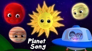 'The Planet Song | Luke And Lily | Preschool Learning Songs For Kids'