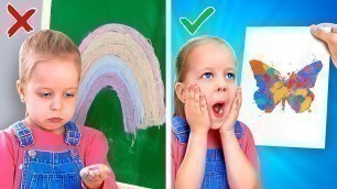 'HOW TO TEACH YOUR KID TO DRAW || Awesome DIYs For Parents'