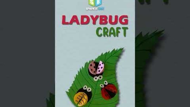 'DIY LadyBug with Circles Craft