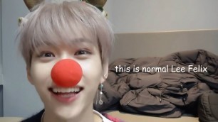 'Felix being the (not) normal one in Stray Kids (TW: Bassboost)'