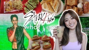 'WHAT I EAT IN A DAY *STRAY KIDS CONCERT VLOG* | FELIX LOOKED AT US | Eating Everything I Want in LA'