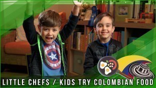 'Andres Lucas World - Kids try Colombian food'