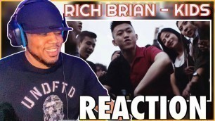 'Rich Brian - Kids (Official Video) REACTION!!! THIS IS MY FAVORITE 