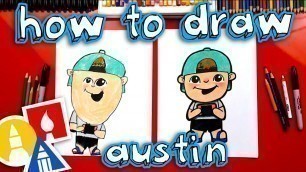 'How To Draw Austin From Art For Kids Hub'