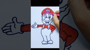'Super Mario |kids famous cartoon character#zara arts hub#short'