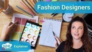 'Most Influential Fashion Designers | Fashion Design Resources | Kids Dream Jobs'