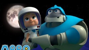 'Rocket Ship - Squirrel in SPACE!!! | Arpo the Robot | Funny Cartoons for Kids | @ARPO The Robot'