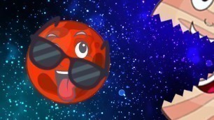'Hungry Planets song | Planet SIZES for kids | Funny Planets  Game for kids | 8 Planets sizes'