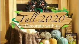 'Fall Decor 2020| Dollar Tree DIYs | Decorate with kids'