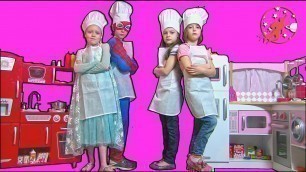 'Kids Kitchen Pretend Recipes 1 - Kids Cooking Show'