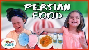 'Kids Try Persian Food | Blind Taste Test'