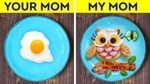 'EASY BREAKFAST IDEAS FOR YOUR KIDS || Everyday Hacks and DIYs For Crafty Parents'